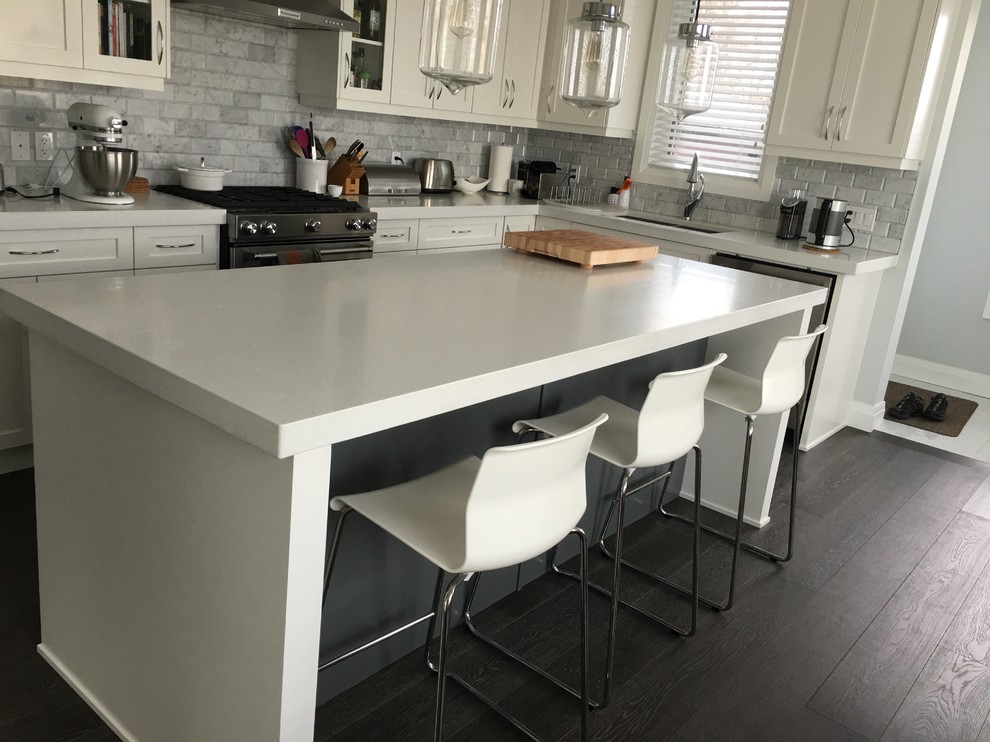 Kitchen - transitional kitchen idea in Calgary