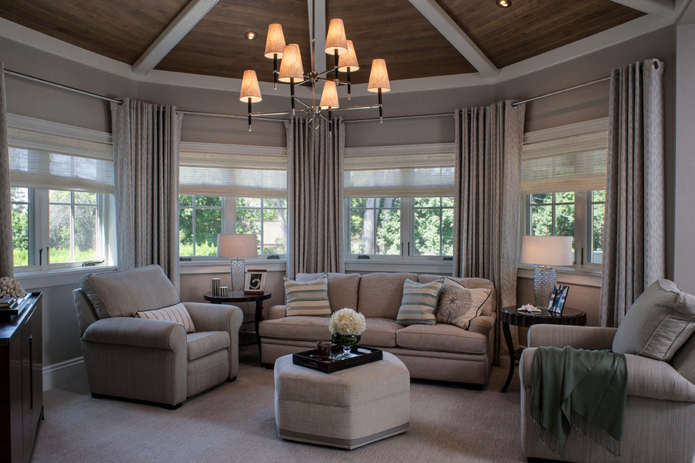 Traditional bedroom in Los Angeles.