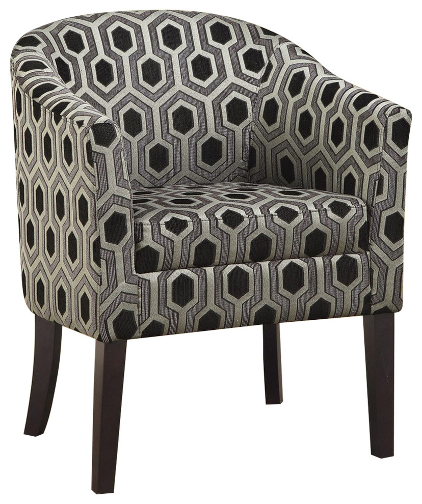 double hexagon chair gray