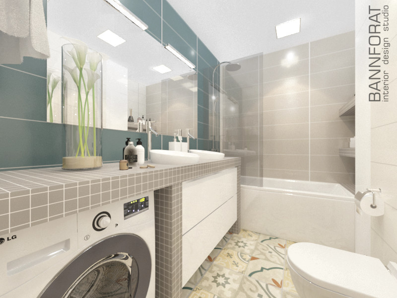 Ванная комната морская