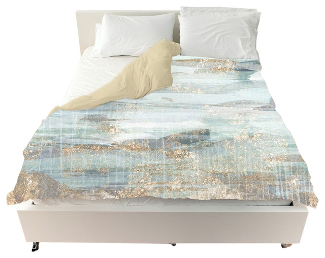 Oliver Gal "Love in Teal" Duvet Cover, Queen