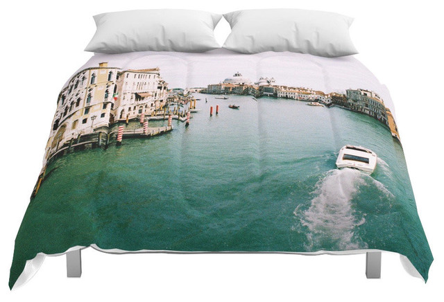 Society6 Venice Italy Analog Film Photography Comforter