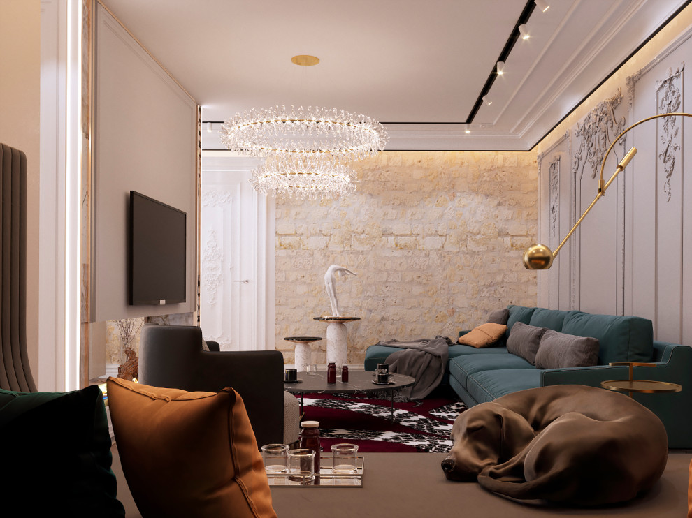 Особняк Алексея Ягудина и Татьяны Тотьмяниной. Гостиная