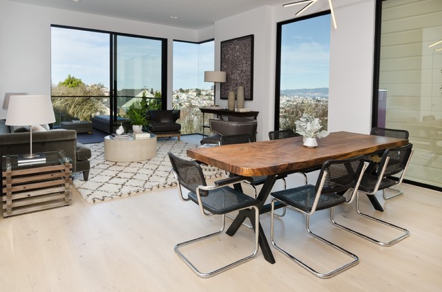Cesar Chavez Street contemporary-dining-room