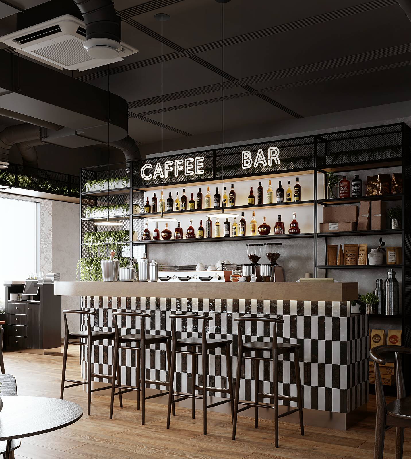 Дизайн-проект пиццерии в Москве