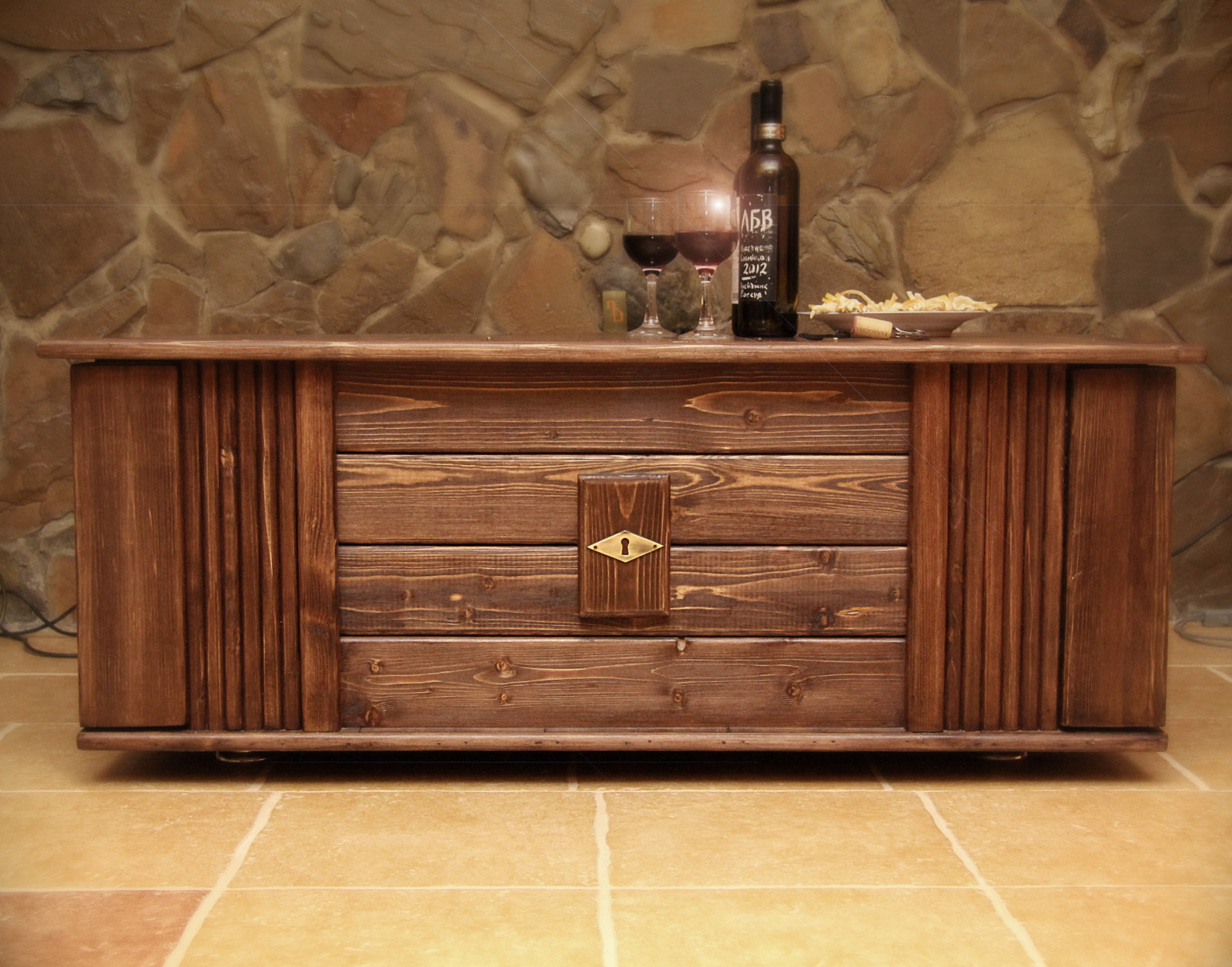 Столик-сундук-винный бар с тайником "Ъ"