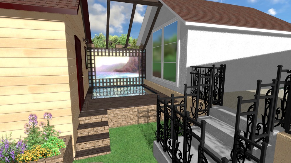 Ландшафтный дизайн проект от компании Каменный Мост.