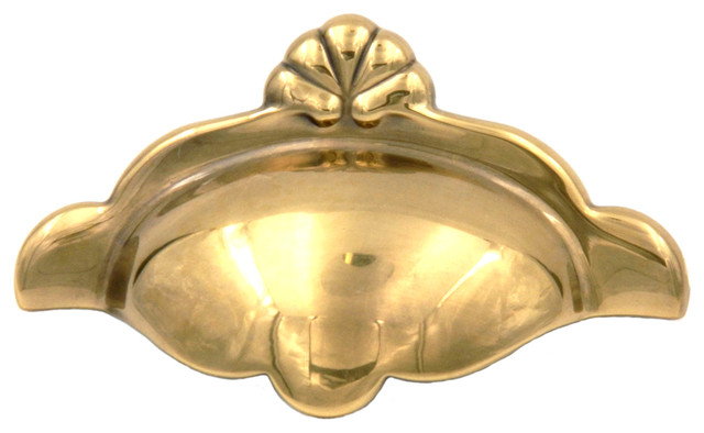 Sherwood Antique Brass Sechel 3 In Cc Solid Brass Drawer Pull