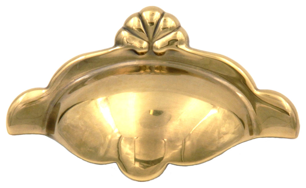 Sherwood Antique Brass Sechel 3 In. CC Solid Brass Drawer Pull