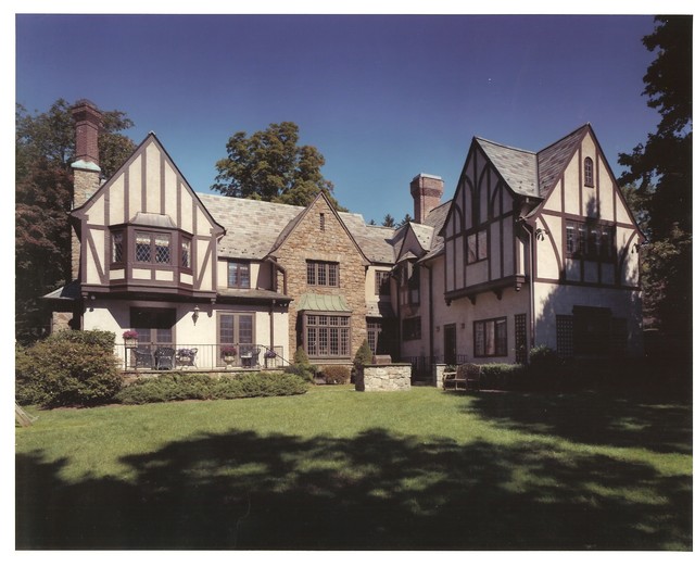 Tudor Style - Rochambeau Road traditional-exterior