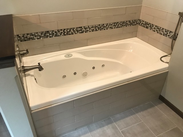 Functional Family Home (Kitchen, Bath, & Laundry) transitional-bathroom