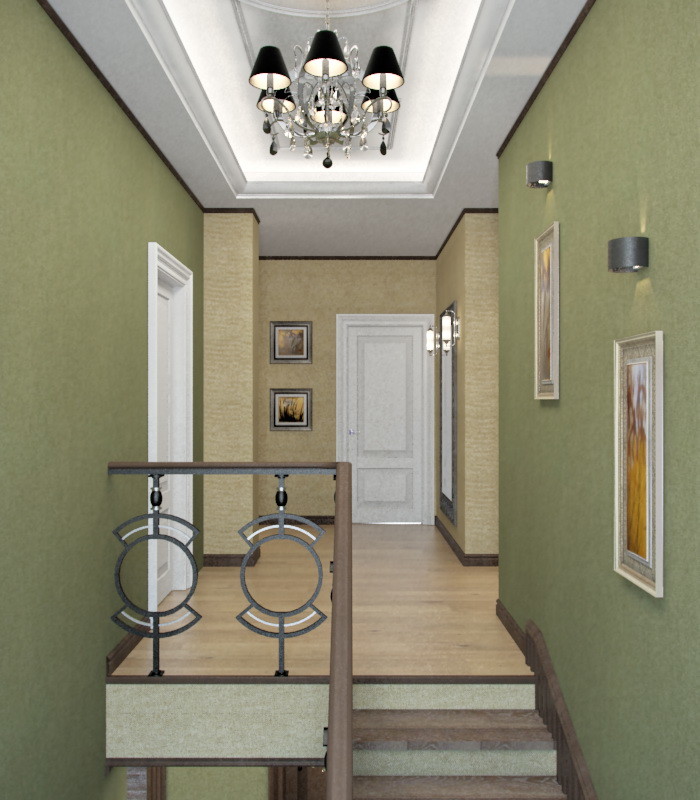 Проект загородного дома в стиле фьюжн.