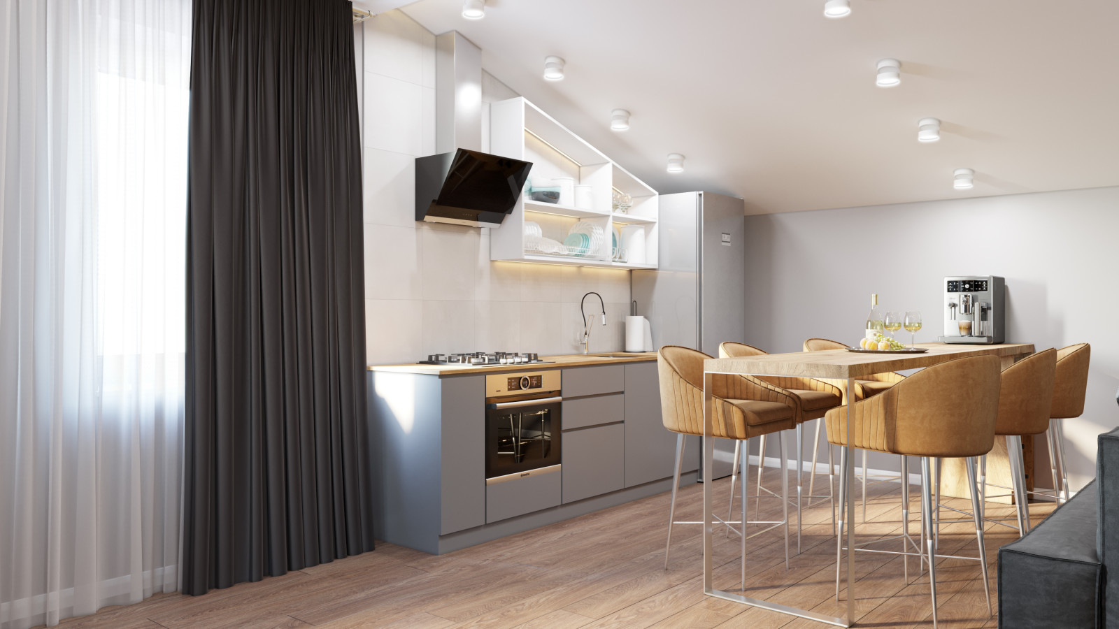 Дизайн мансардного этажа