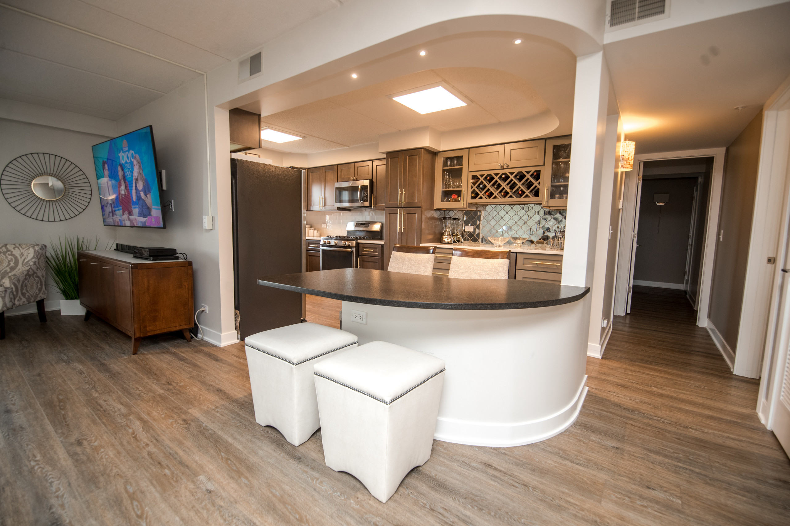 The penthouse renovation