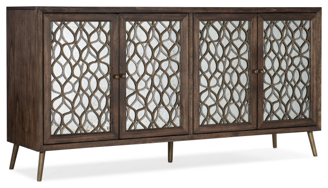 Furniture Mixed Metals Entertainment Console For A Mixed Metals Entertainment Console