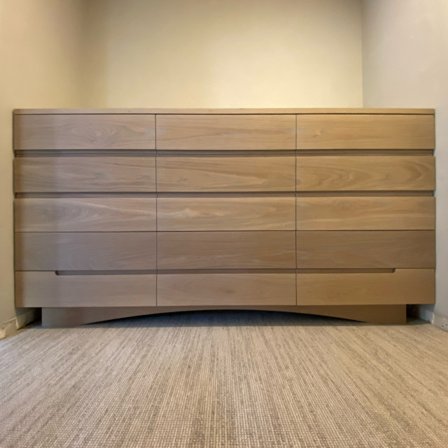 Solid White Oak Chest of Drawers Contemporary Bedroom San