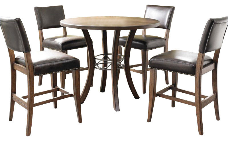 Cameron 5-Piece Counter Height Dining Set with Parson Stool