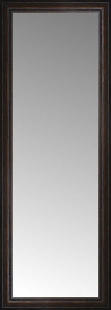 18 X48 Custom Framed Mirror Traditional Wall Mirrors By 18 X48 Custom Framed Mirror Distressed Brown