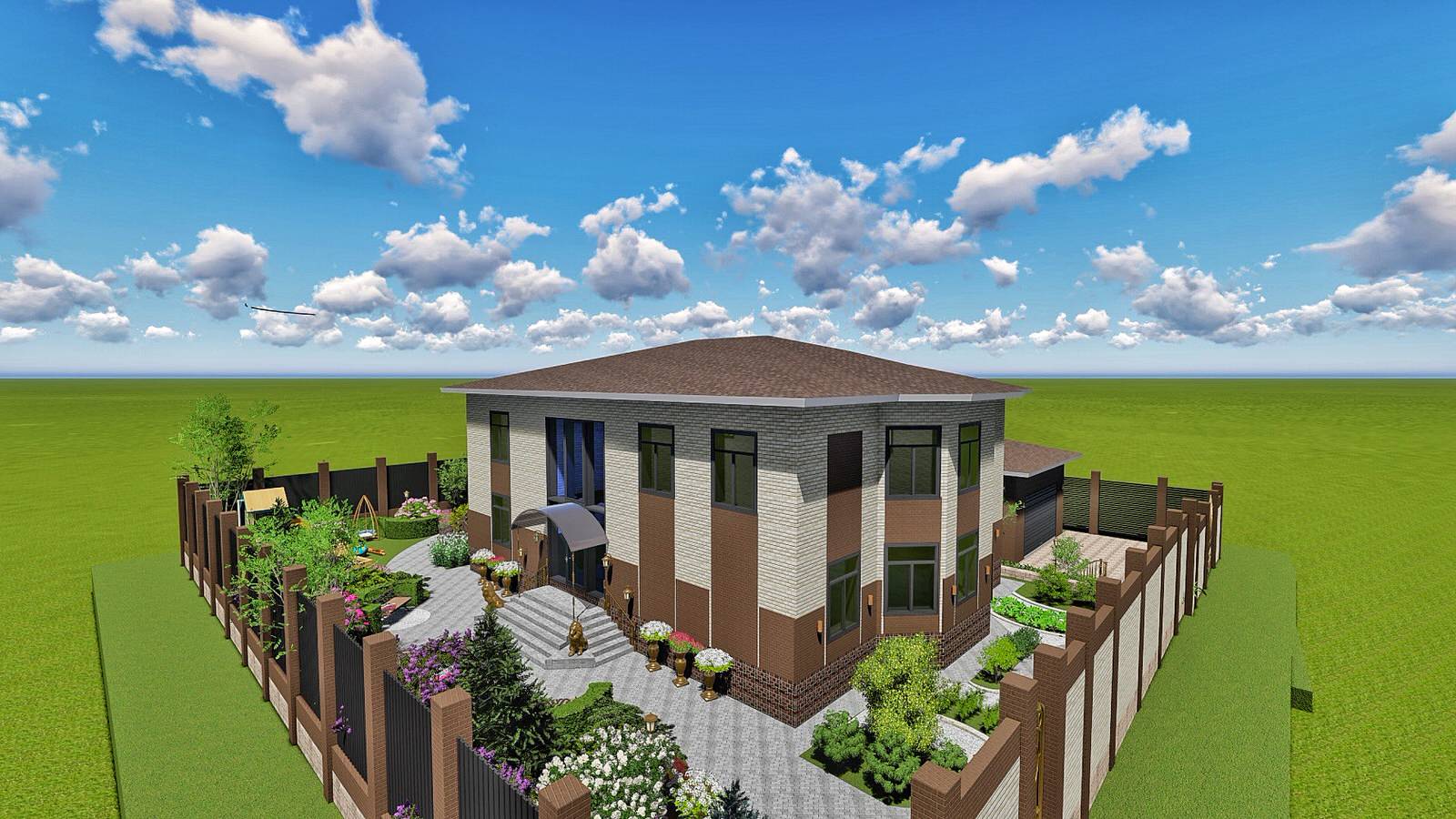 Ландшафтный дизайн участка в ДНТ Кедр (г Улан-Удэ, Бурятия)