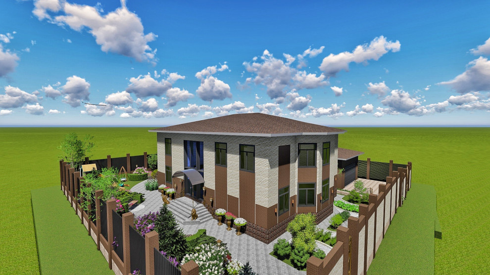 Ландшафтный дизайн участка в ДНТ Кедр (г Улан-Удэ, Бурятия)