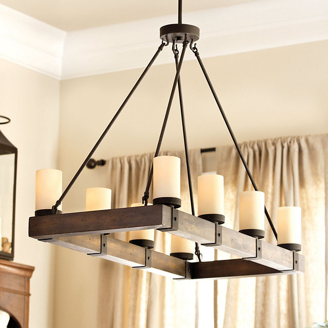 Arturo 8 Light Rectangular Chandelier Traditional Chandeliers Arturo 8 Light Rectangular Chandelier