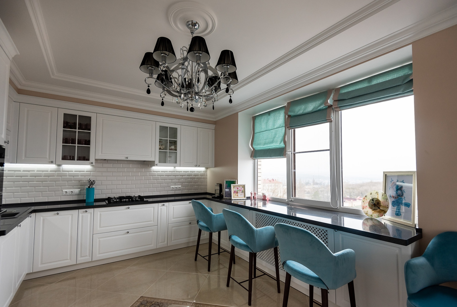 Гостиная-кухня ЖК "Аристократ"