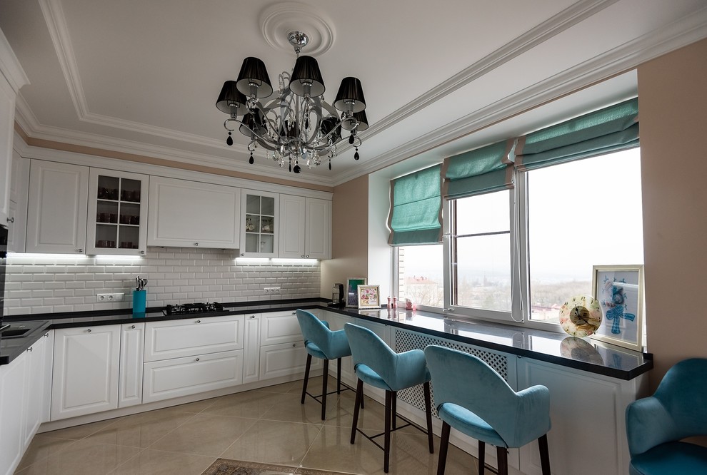 Гостиная-кухня ЖК "Аристократ"