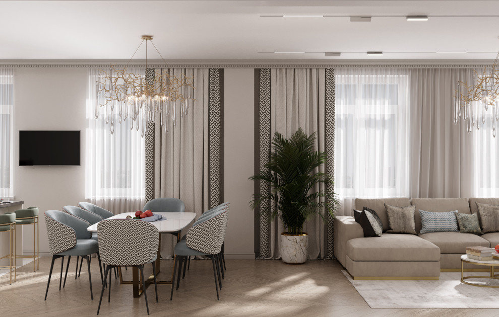 Дизайн проект в стиле эклектика