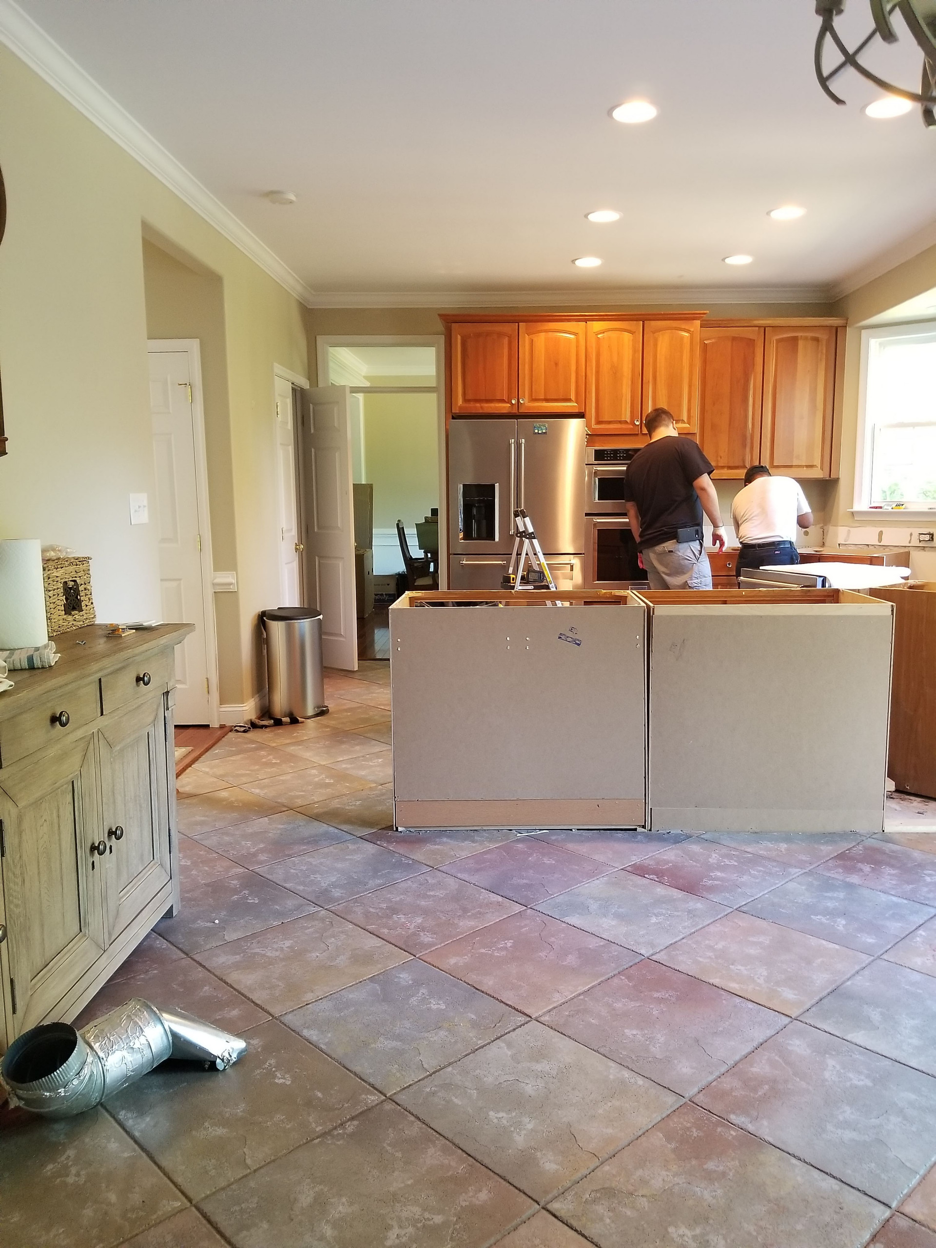 Linen Glazed Kitchen Remodel