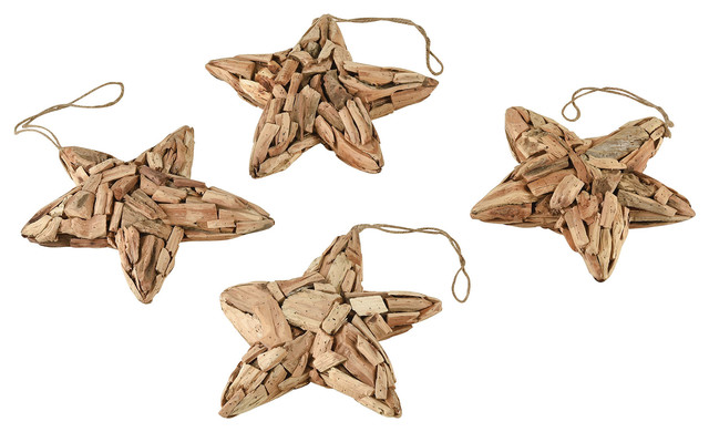 Tidings Of Joy Driftwood Stars Rustic Decorative Objects And