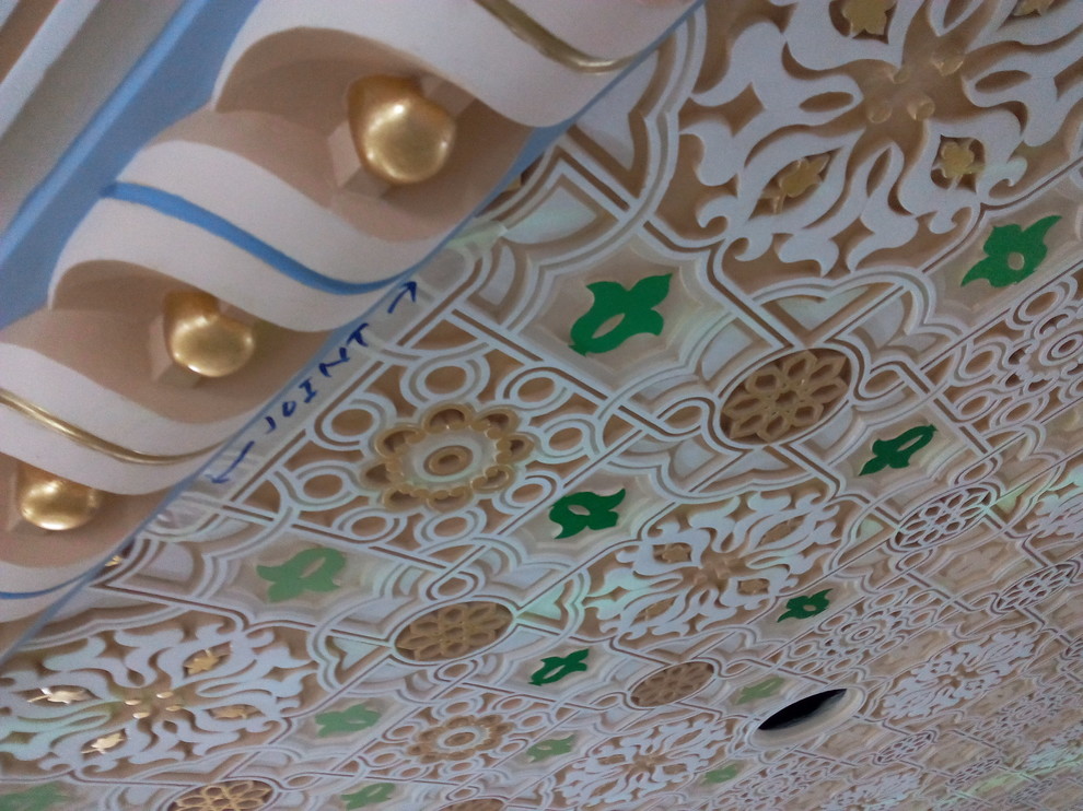 Золочение Президентского Дворца в Абу-Даби