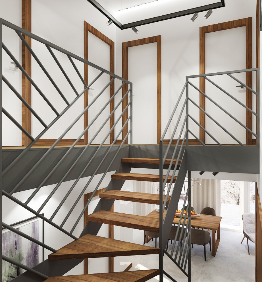 Современный двухэтажный жилой дом в Колтушах 130м2