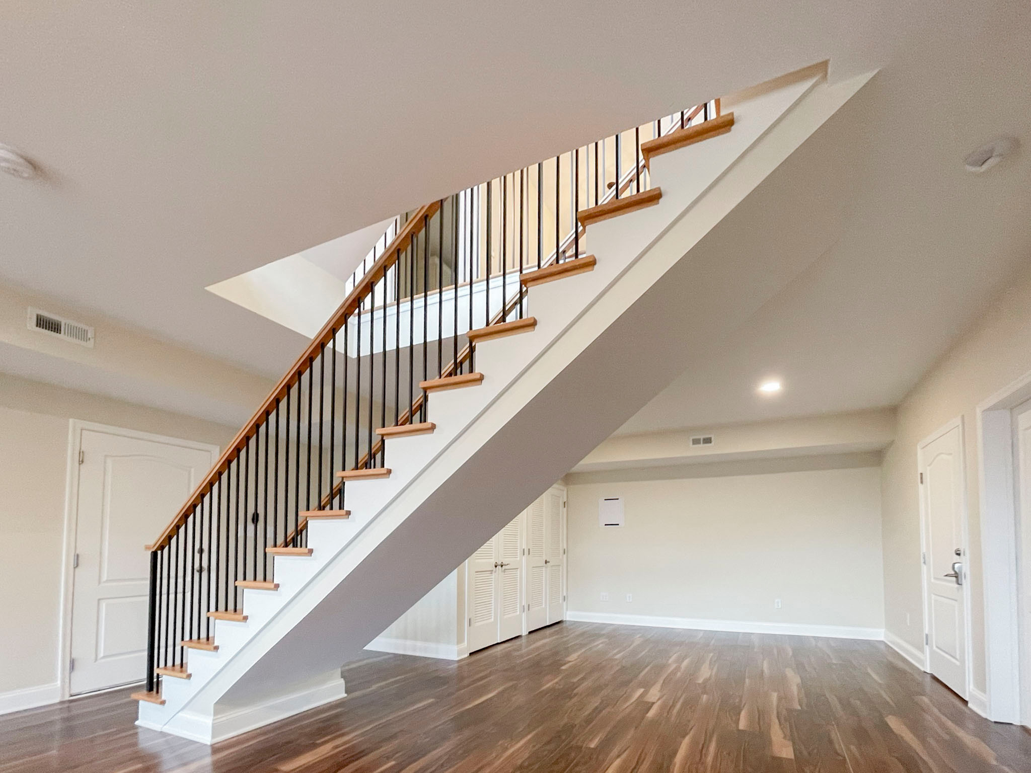 97_Airy Straight-Floating Staircase in Transitional-Mountain Home, Luray, VA 228