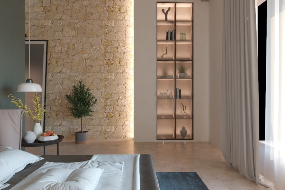 Загородный дом с высокими мансардными потолками