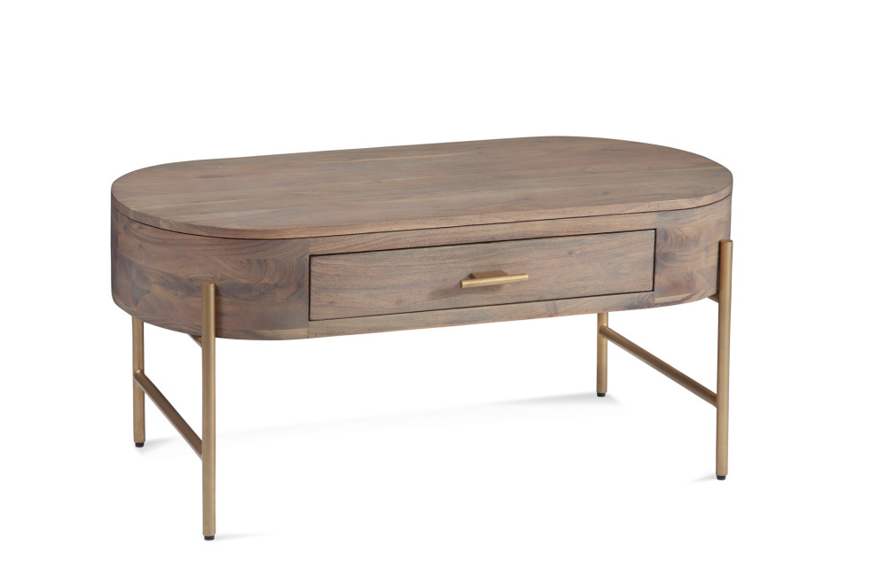 Bassett Mirror Miriam Cocktail Table Contemporary Coffee Tables