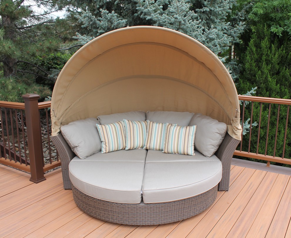 Inspiration for a large transitional deck remodel in Denver