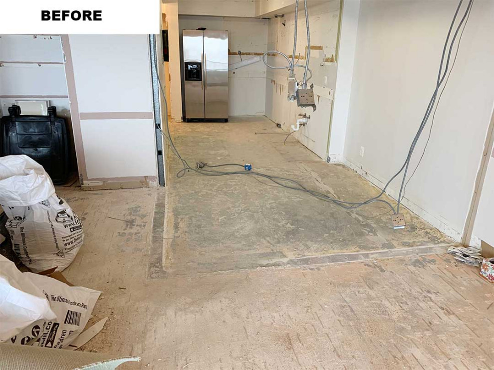 Hi-Rise kitchen during construction