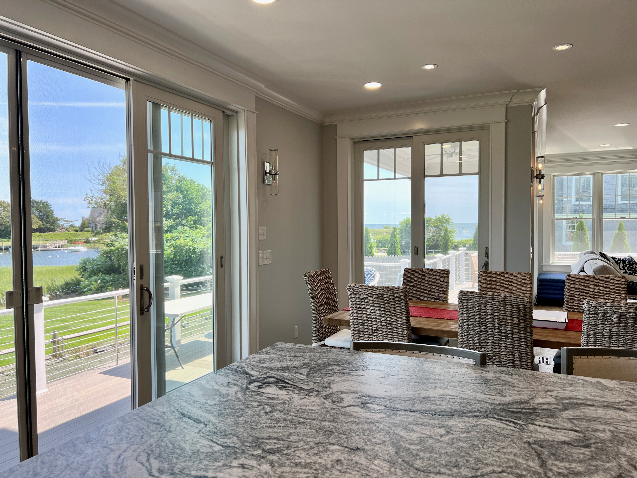 Two Views Waterfront Shingle Style Home