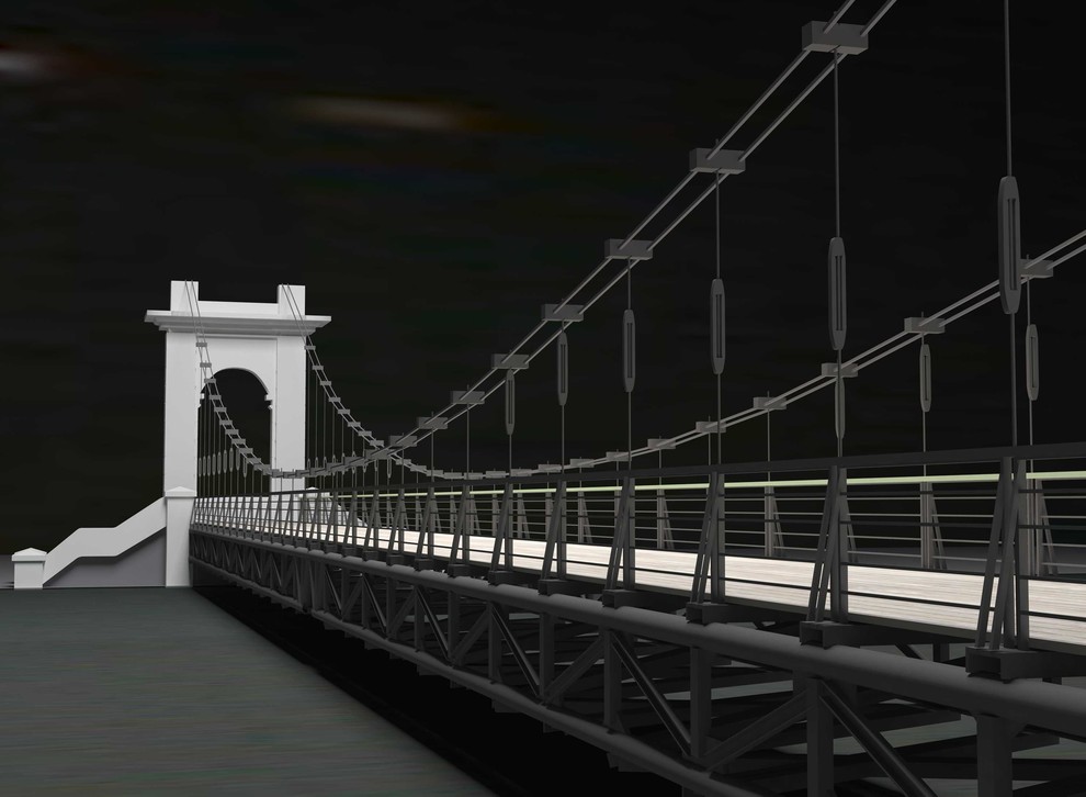 Визуализация вантового моста