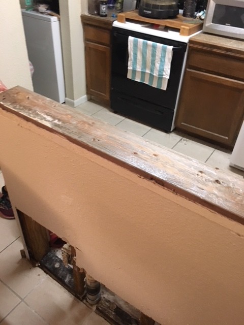 Water Leak Kitchen Restoration