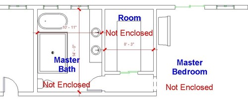 Bathroom Layout Double Sink need help for my master bathroom layout Bathroom Layout Double Sink need help for my master bathroom layout