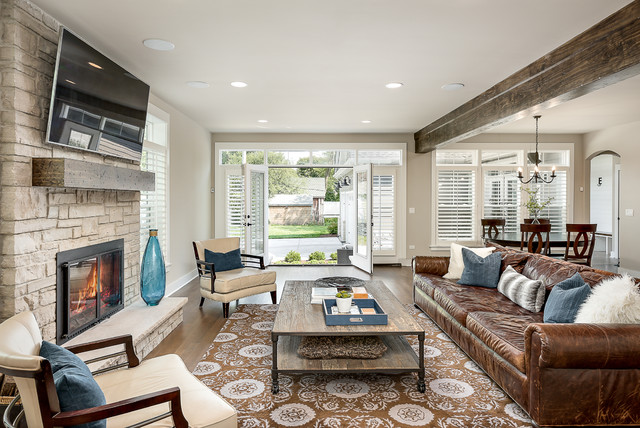 The Addison  | Downtown Naperville traditional-living-room
