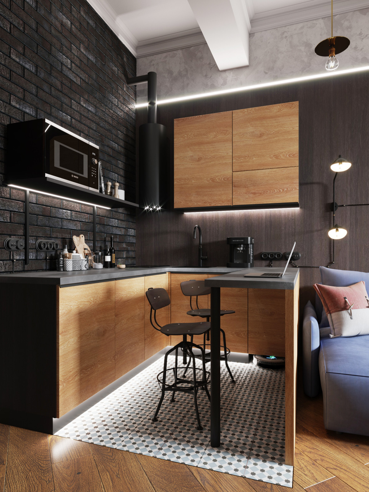 маленькая квартира в Loft FM