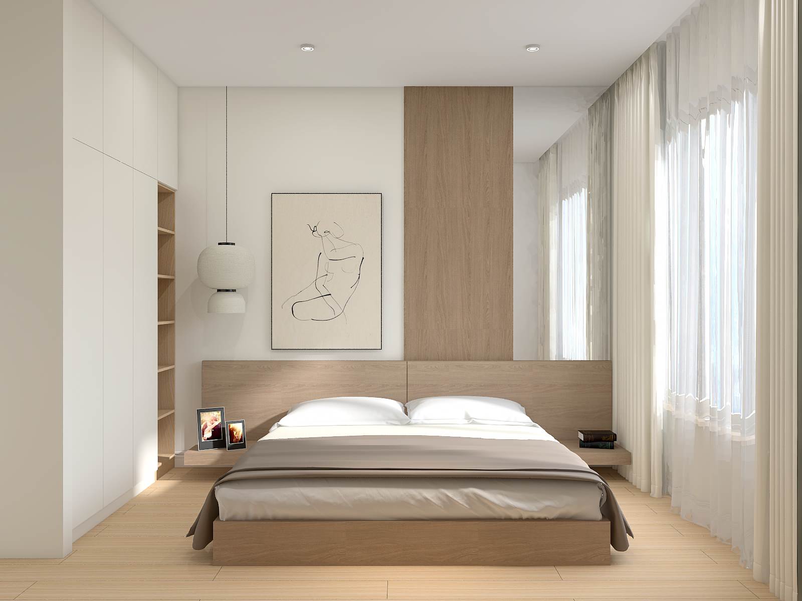 Квартира для любителей  минимализма в природных оттенках