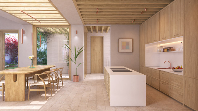 Casa Horcajos minimalistisch-kueche