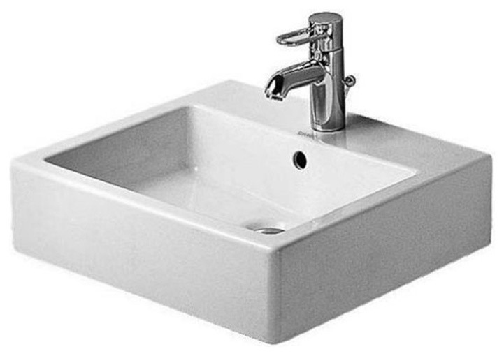 Duravit Vero 19 5/8"x18 1/2" Bathroom Sink, White