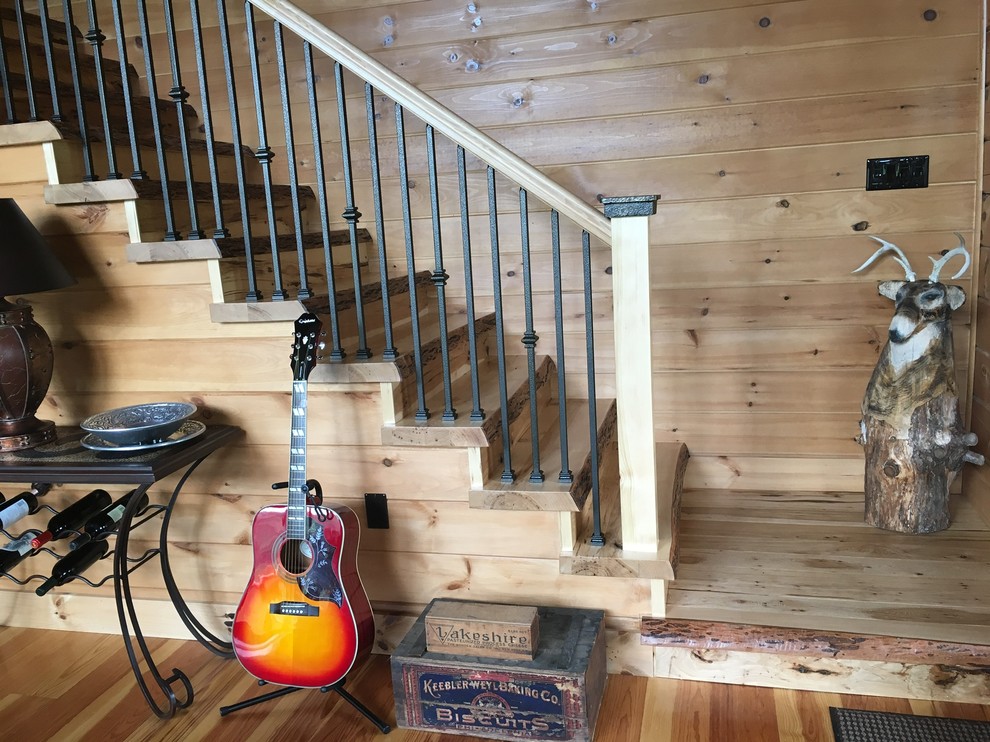 Inspiration for a rustic home design remodel in DC Metro