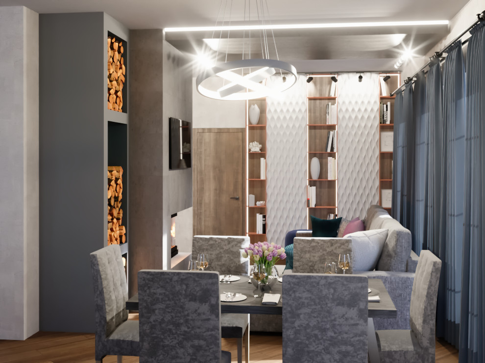 Дизайн-проект мансардного этажа и гостиной в г.Горячий ключ