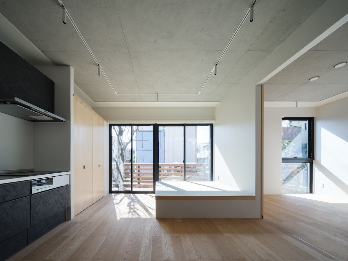 Inspiration for a modern living room remodel in Tokyo