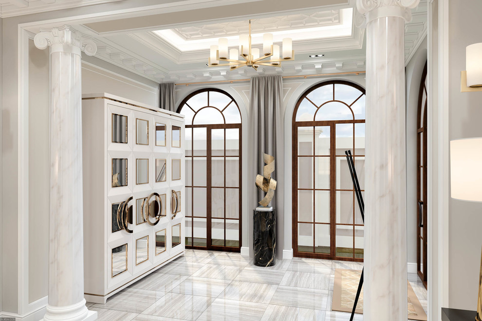 Elegant and modern entrance hall